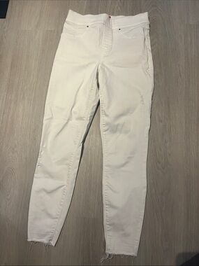 SPANX White Stretch Skinny Jeans